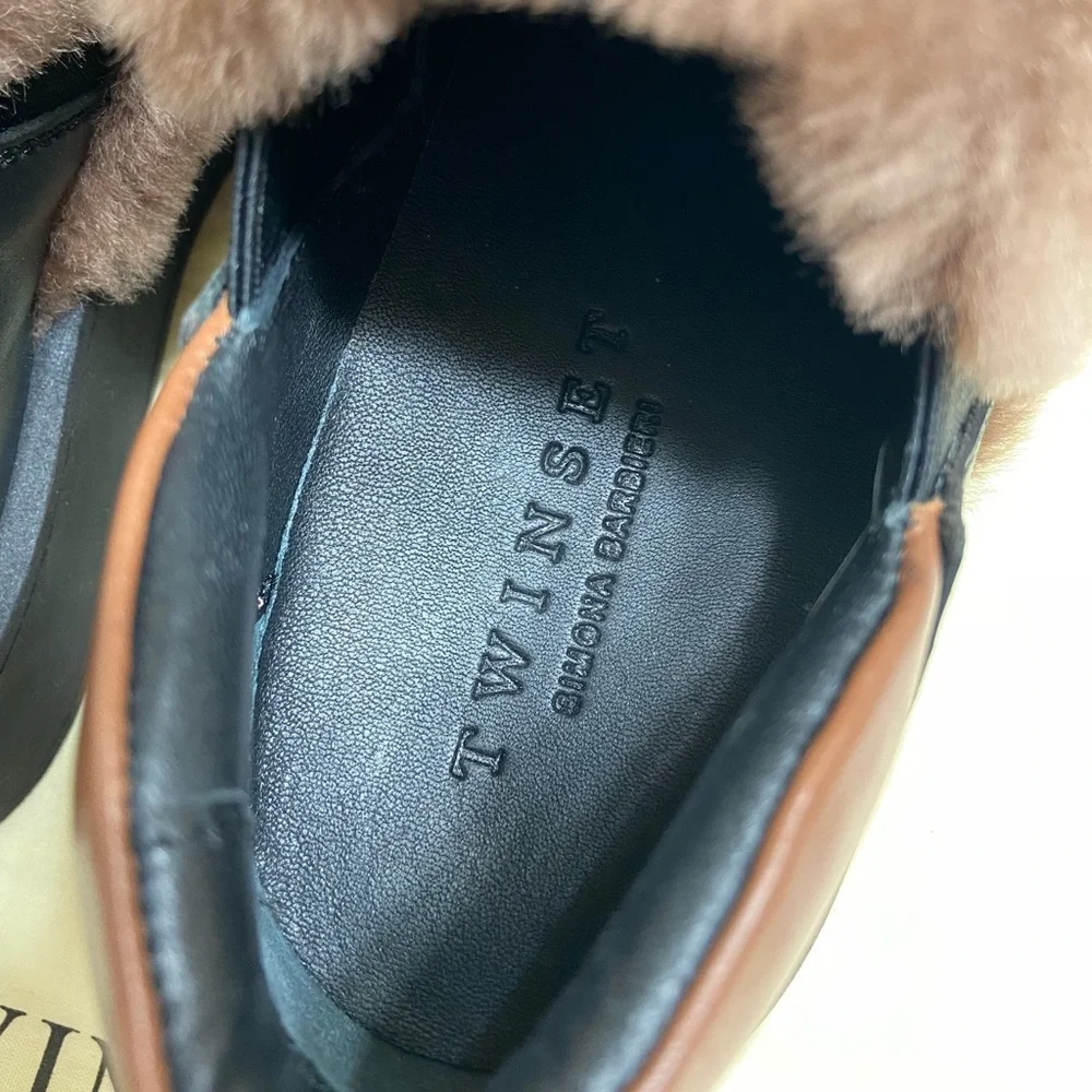 Twinset 🇮🇹 slip on shoes, platform, size 6